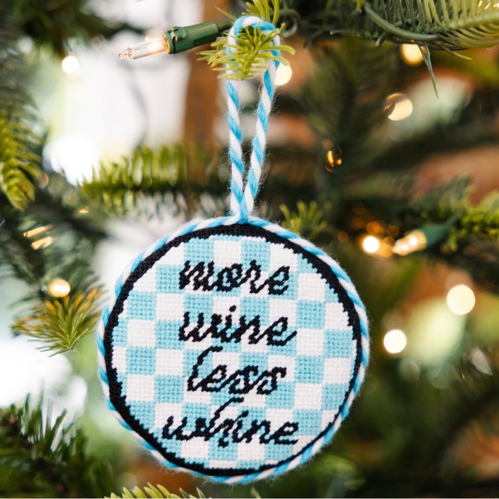 Furbish Studio Needlepoint Ornament